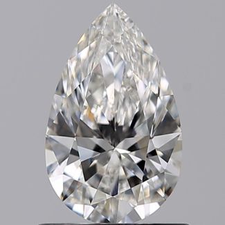 0.71 Carat Pear F VS2 - VG EX GIA Natural Diamond