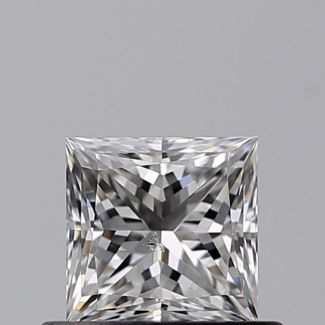 0.51 Carat Princess E SI1 - EX VG GIA Natural Diamond