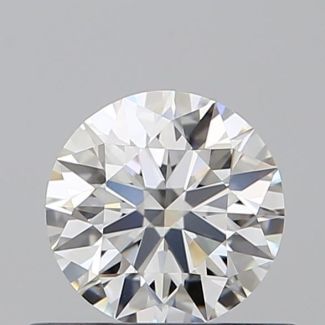 0.52 Carat Round H IF EX GIA Natural Diamond