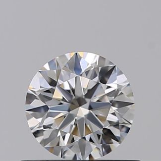 0.46 Carat Round F VS1 EX GIA Natural Diamond