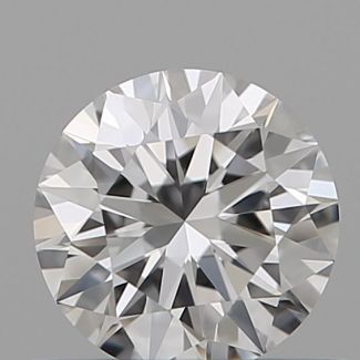 0.5 Carat Round E VVS2 EX GIA Natural Diamond