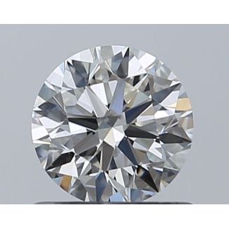 0.7 Carat Round H VS2 EX GIA Natural Diamond