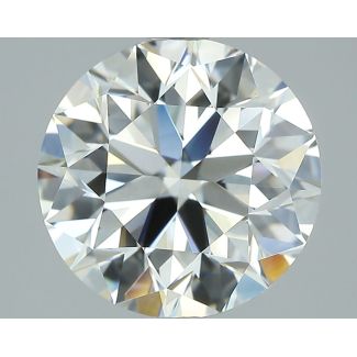 2.5 Carat Round H VVS2 EX GIA Natural Diamond