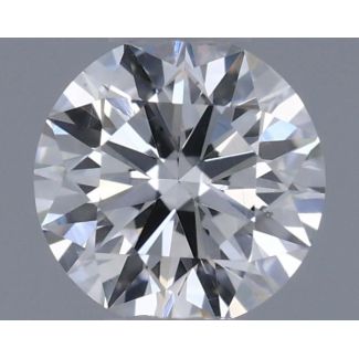 0.27 Carat Round D SI2 VG GIA Natural Diamond