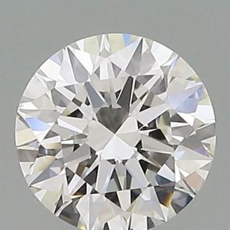 0.50 Carat Round I VVS1 EX GIA Natural Diamond