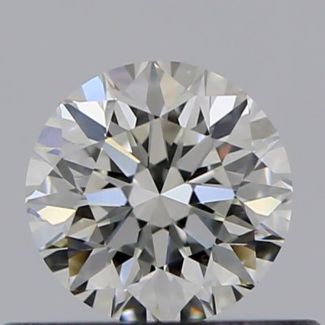 0.40 Carat Round I VVS1 GD EX VG GIA Natural Diamond