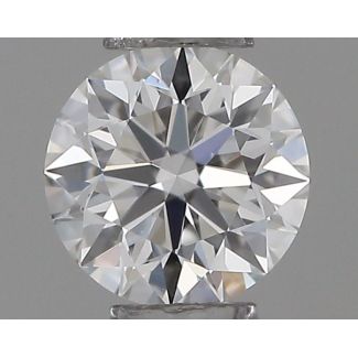 0.21 Carat Round E VVS1 EX VG GIA Natural Diamond