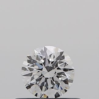 0.32 Carat Round E VVS2 EX GIA Natural Diamond