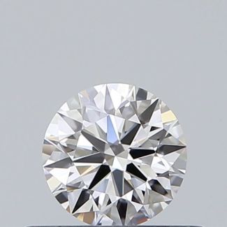 0.35 Carat Round E VVS2 EX GIA Natural Diamond