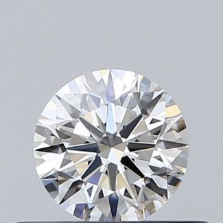 0.4 Carat Round H IF EX GIA Natural Diamond