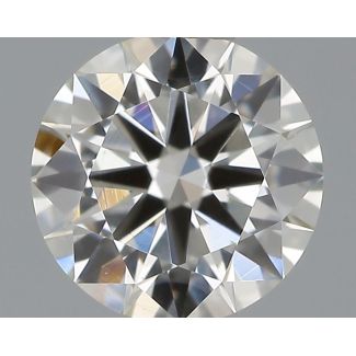 0.51 Carat Round H VS1 EX IGI Natural Diamond