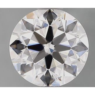 1.00 Carat Round F VVS2 EX GIA Natural Diamond