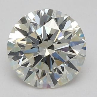 0.57 Carat Round J VVS2 EX VG GIA Natural Diamond