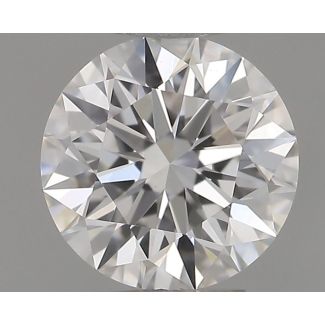 0.46 Carat Round F VS1 EX GIA Natural Diamond