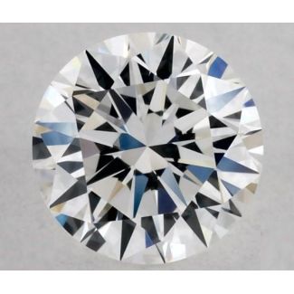 0.46 Carat Round F VVS1 EX GIA Natural Diamond