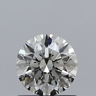 0.71 Carat Round J VS1 EX GIA Natural Diamond