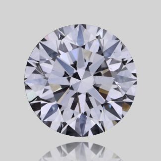 0.38 Carat Round D VS2 EX GIA Natural Diamond