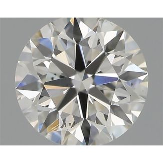 0.40 Carat Round H VS2 EX IGI Natural Diamond