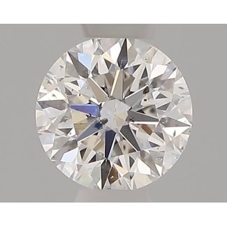 0.31 Carat Round E SI1 EX VG GIA Natural Diamond