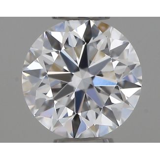 0.4 Carat Round D VVS2 VG EX GIA Natural Diamond