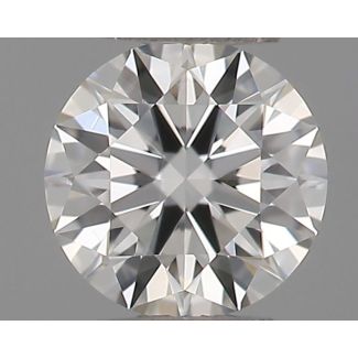 0.22 Carat Round G VVS2 EX GIA Natural Diamond