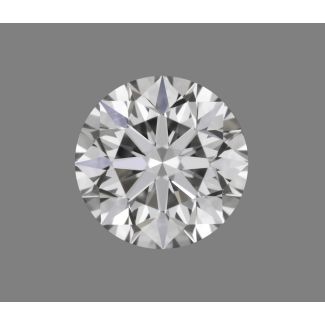 0.4 Carat Round H VVS2 EX GIA Natural Diamond