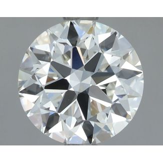 1.31 Carat Round I VVS2 EX GIA Natural Diamond