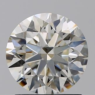 1.09 Carat Round K SI1 EX GIA Natural Diamond