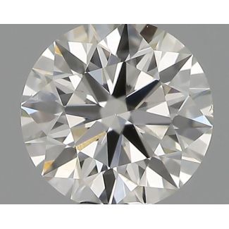 0.31 Carat Round G SI1 EX VG IGI Natural Diamond