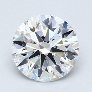 1.31 Carat Round D VVS1 EX GIA Natural Diamond