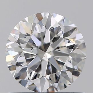 0.80 Carat Round D SI1 VG EX GIA Natural Diamond