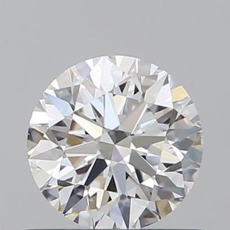 0.55 Carat Round D VS2 EX GIA Natural Diamond