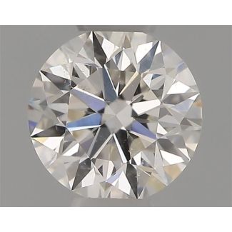 0.31 Carat Round G SI1 EX GIA Natural Diamond