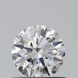 0.6 Carat Round D VS1 EX VG GIA Natural Diamond