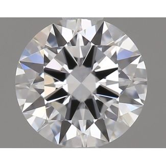 0.4 Carat Round E VVS1 EX GIA Natural Diamond