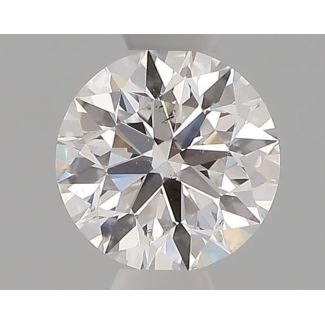 0.43 Carat Round E SI1 EX GIA Natural Diamond