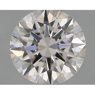 0.32 Carat Round F VVS1 EX VG IGI Natural Diamond