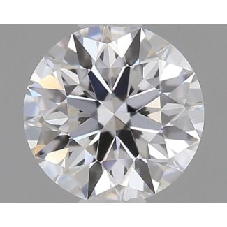 0.32 Carat Round D VVS2 EX GIA Natural Diamond