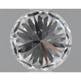 0.53 Carat Round E VS1 EX GIA Natural Diamond