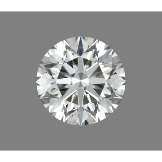 0.36 Carat Round H VVS1 EX VG GIA Natural Diamond