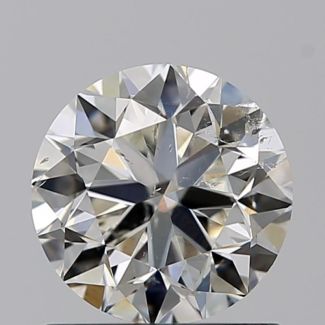 0.90 Carat Round I SI2 VG EX GIA Natural Diamond