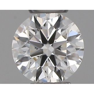 0.18 Carat Round G IF EX GIA Natural Diamond