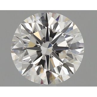 1.0 Carat Round F VVS2 EX VG GIA Natural Diamond