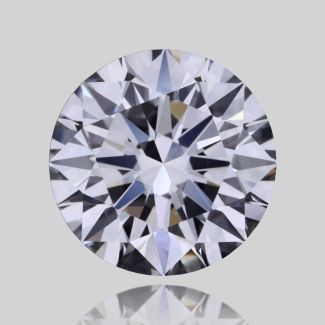 0.52 Carat Round E VVS1 EX GIA Natural Diamond