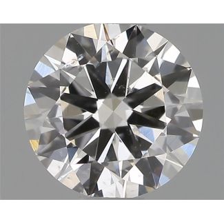 0.50 Carat Round G SI2 GD EX GIA Natural Diamond