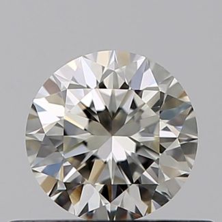 0.40 Carat Round J VVS2 VG EX GIA Natural Diamond