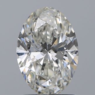 1.30 Carat Oval I SI2 - EX VG GIA Natural Diamond