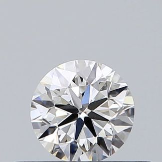 0.3 Carat Round F VVS2 VG EX GIA Natural Diamond