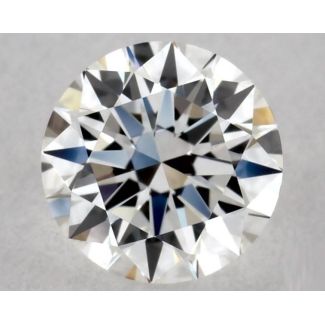 0.39 Carat Round F VVS1 EX GIA Natural Diamond