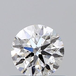 0.4 Carat Round F SI1 EX VG GIA Natural Diamond